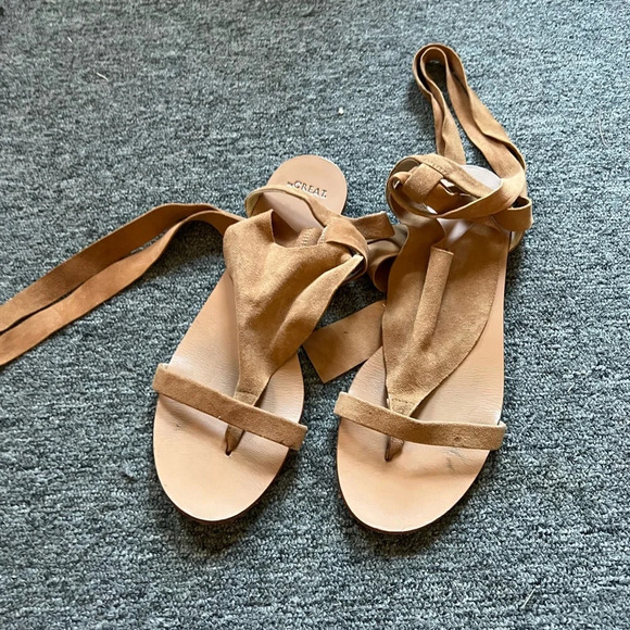 The Great The Scarf Tie Sandal, size 8 - Picture 2 of 7